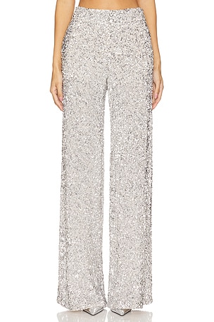 Mame Sequin Mr Wide Leg Pant Alice + Olivia