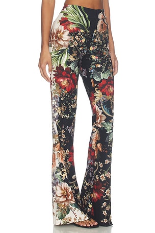 Alice + Olivia Andrew Mr Bootcut Slim Pant in Floral Radiance. Size 0. Also