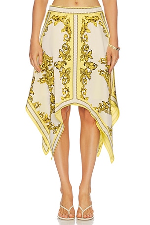 Davina Handkerchief Skirt Alice + Olivia