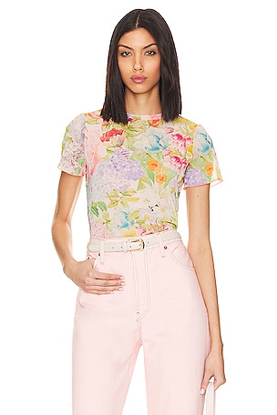 Delaina Crop Top Alice + Olivia