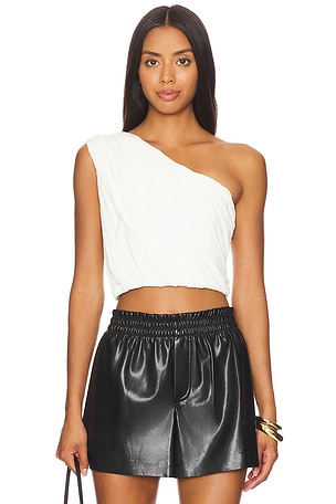 ТОП JEAN DRAPED CROPPED Alice + Olivia