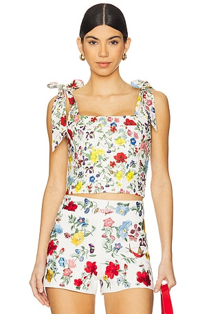 Clara Bow Strap Bustier Alice + Olivia