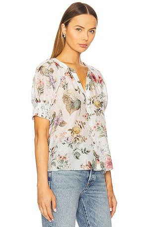 Alice + Olivia Thalia Blouse in Ivory