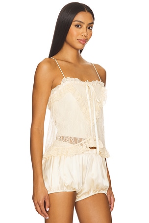 Alice + Olivia Alessia Crop Top in Green