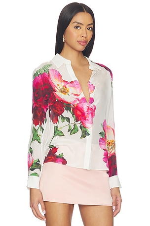 Alice + Olivia Willa Top in White