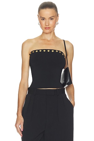 Alison Tube Top With Grommets Alice + Olivia