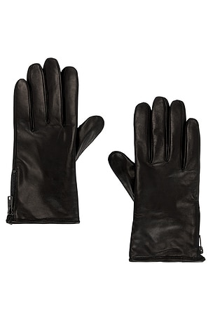 Zip Leather Gloves ALLSAINTS