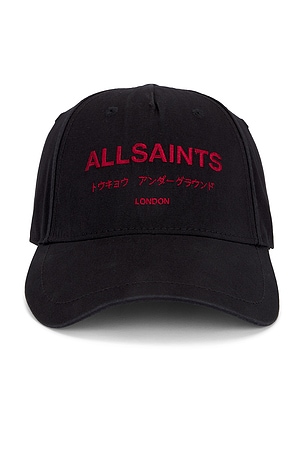 Underground Logo Baseball Cap ALLSAINTS