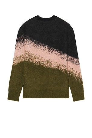 ALLSAINTS Sirus Crewneck Sweater in Olive