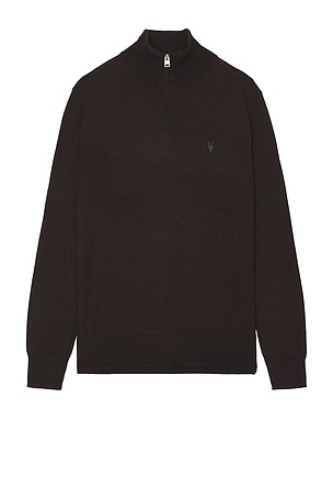 Kilburn Zip Funnel Neck Sweater ALLSAINTS