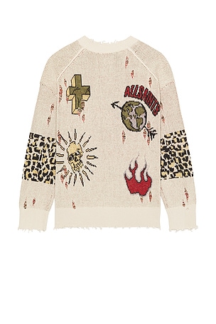 ALLSAINTS Jay Cardigan in White