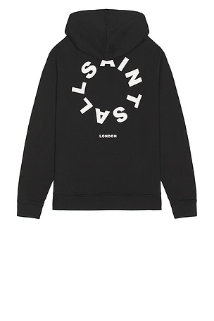 ALLSAINTS Tierra Hoodie in Black. Size S. Also