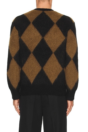 ALLSAINTS Bower Crew Neck Sweater in Brown