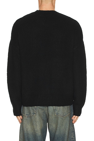 ALLSAINTS Stokes Crew Neck Sweater in Black