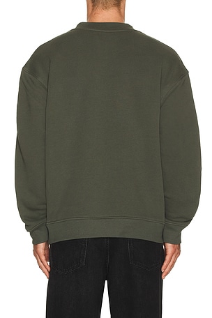 ALLSAINTS Haven Crew Sweatshirt in Green