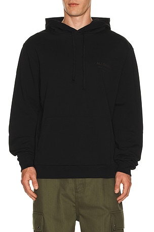 ALLSAINTS Underground Hoodie in Black. Size XL/1X. Also