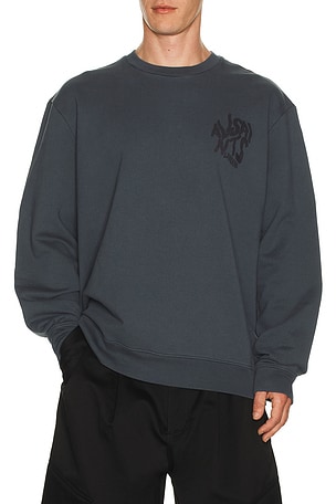 ALLSAINTS Orlando Crew Sweatshirt in Blue