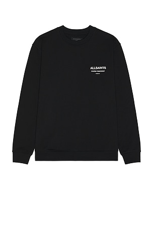 ALLSAINTS Sanctum Crewneck Sweatshirt in Black