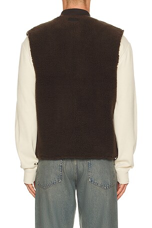 ALLSAINTS Otis Vest in Brown. Size XL/1X. Also