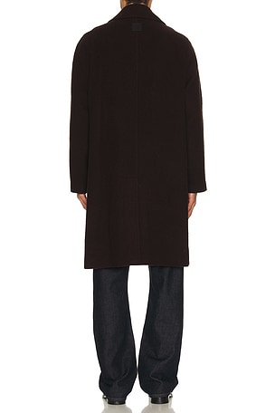 ALLSAINTS Duke Coat in Brown. Size 44. Also