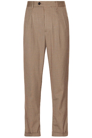 Helmut Lang Prince of Wales Pant in Charcoal