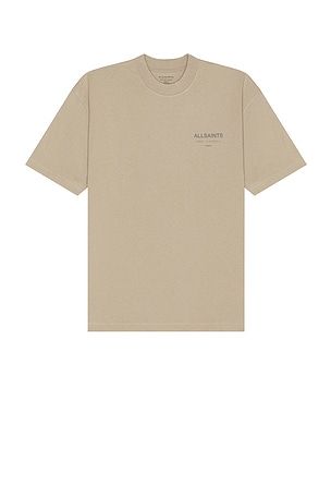 ALLSAINTS Underground Tee in Brown