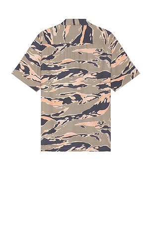 ALLSAINTS Solar Camo Shirt in Green