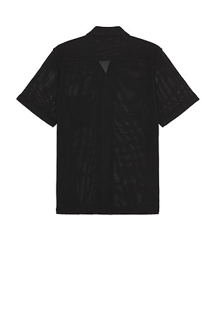 ALLSAINTS Sortie Short Sleeve Shirt in Black