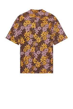 ALLSAINTS Visalia Short Sleeve Shirt in Purple