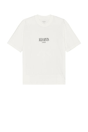 ALLSAINTS Twilight Short Sleeve Crew in White