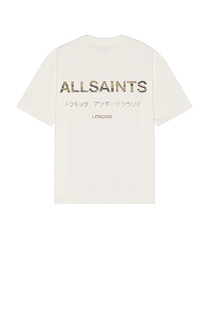 Underground Camo Short Sleeve Tee ALLSAINTS