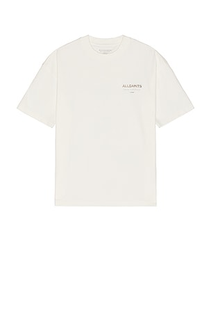 ALLSAINTS Underground Camo Short Sleeve Tee in White