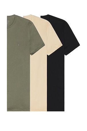 Tonic Short Sleeve Crew 3 Pk ALLSAINTS