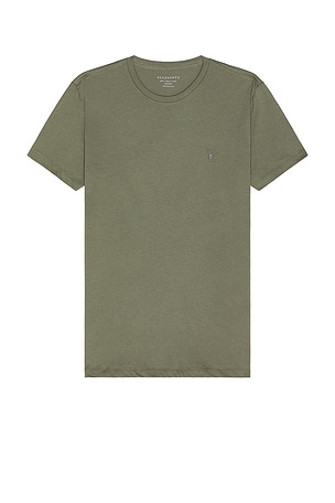 ALLSAINTS Tonic Short Sleeve Crew 3 Pk in Green