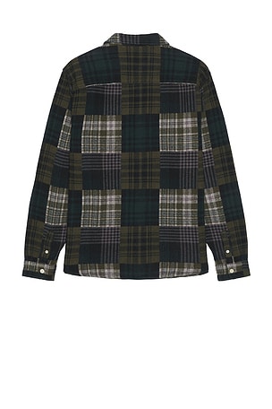 ALLSAINTS Hopton Long Sleeve Shirt in Green