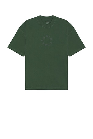 ALLSAINTS Tierra Crew Neck Tee in Green