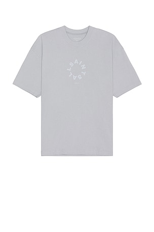 ALLSAINTS Tierra Crew Neck Tee in Slate