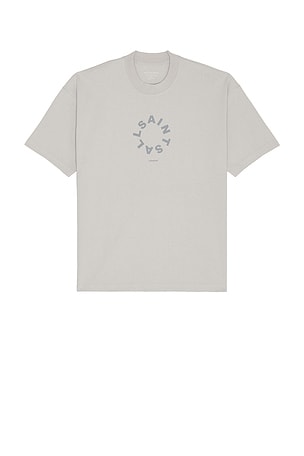 ALLSAINTS Tierra Crew Neck Tee in Grey