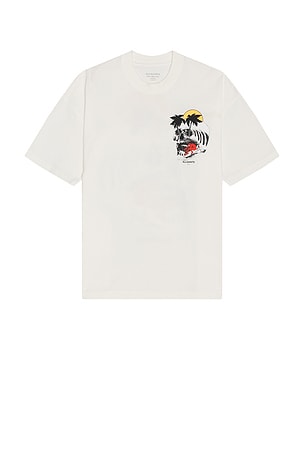 ALLSAINTS Breaker Crew Neck Tee in White