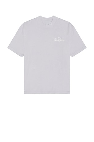 ALLSAINTS Soleil Crew Neck Tee in Blue