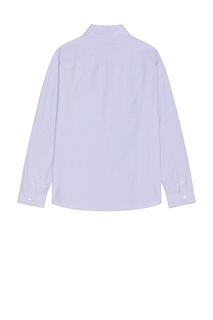 ALLSAINTS Fletcher Long Sleeve Shirt in Baby Blue