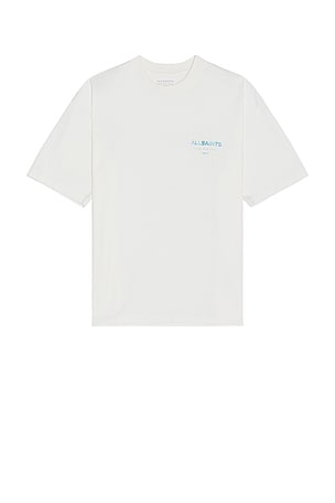 ALLSAINTS Underground Crew Neck Tee in White