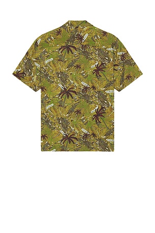 ALLSAINTS Liner Button Down Shirt in Army