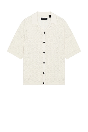 Loire Short Sleeve Knitted Shirt ALLSAINTS