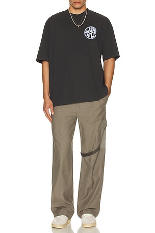 ALLSAINTS Distortion Crew Neck Tee in Black