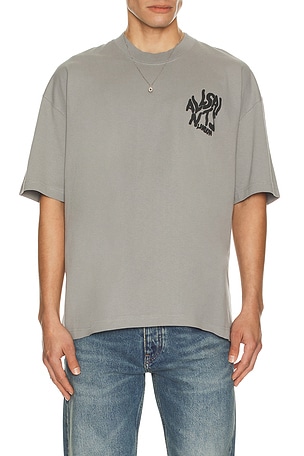 ALLSAINTS Orlando Crew Tee in Grey. Size XL/1X. Also