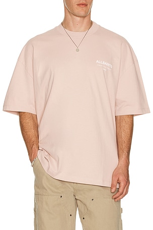 ALLSAINTS Underground Tee in Pink