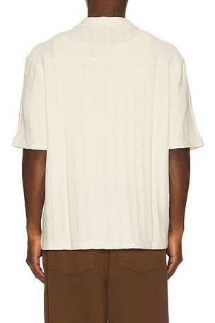 ALLSAINTS Trace Shirt in Cream. Size XL/1X. Also