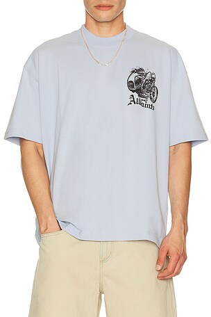 ALLSAINTS Panhead Crew Tee in Blue