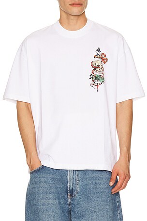 ALLSAINTS Blade Crew Tee in White